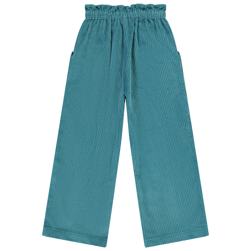 Pantalon large en velours côtelé pour fille  