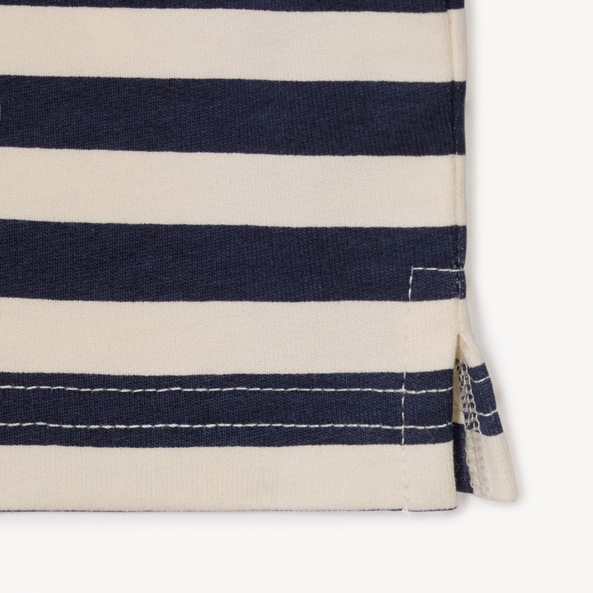 Fleece marinière met lange mouwen voor babyjongen 