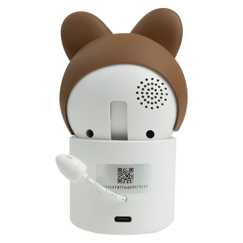 Babyphone vidéo rotatif Ours Brun 