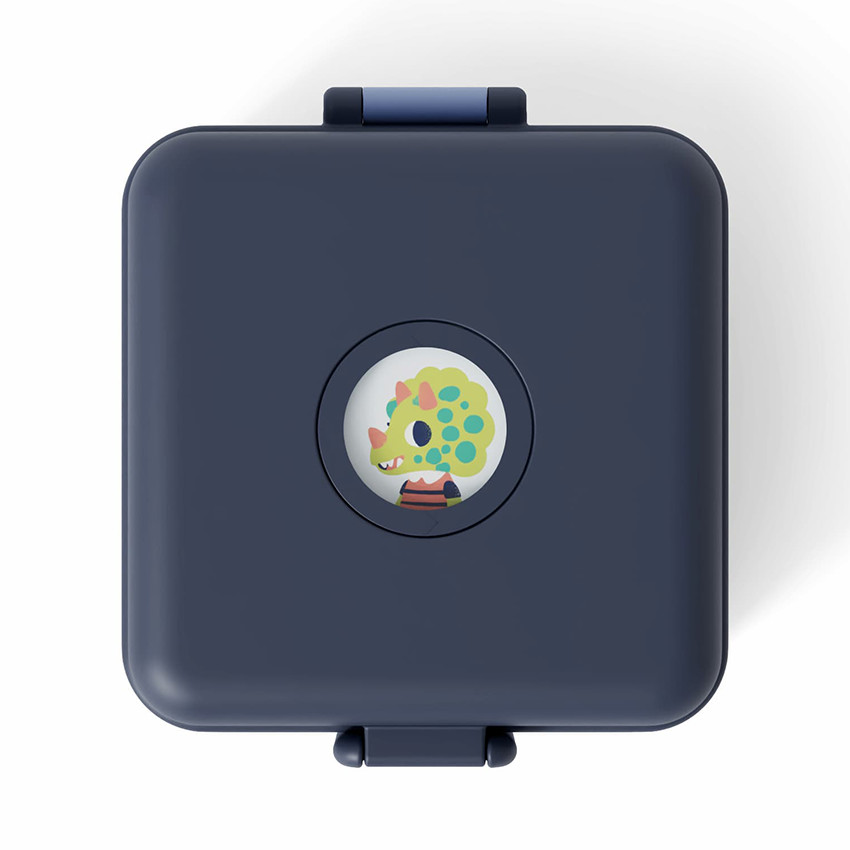 Lunchbox personnalisable 850ml Snacky avec couverts Infinity Blue 