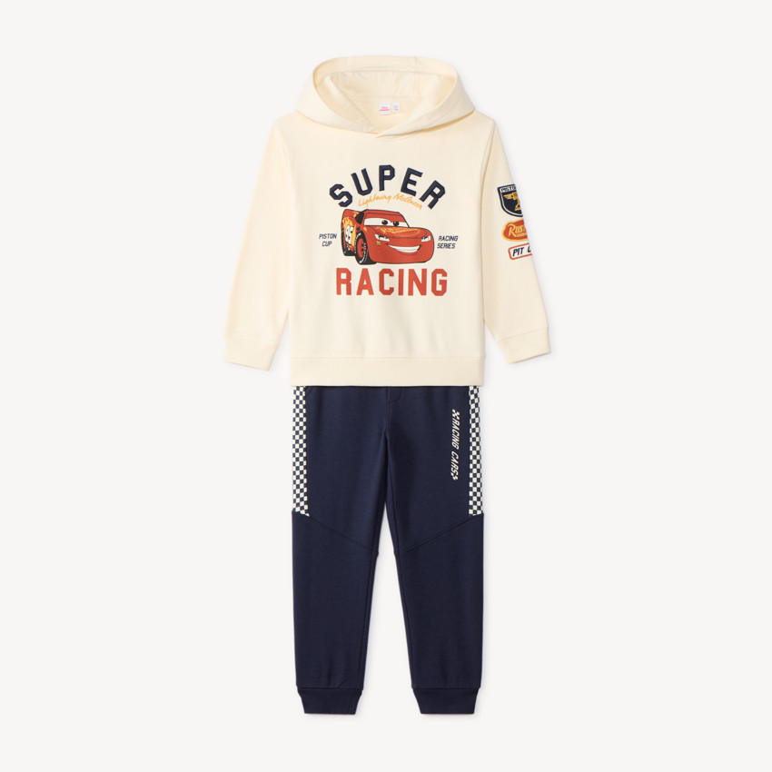 Ensemble de jogging garçon à capuche print Flash McQueen 