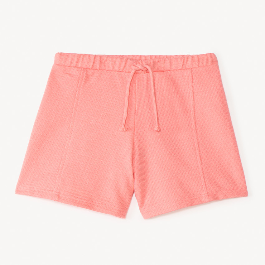 Effen shorts in ottomaanse jersey meisjes 