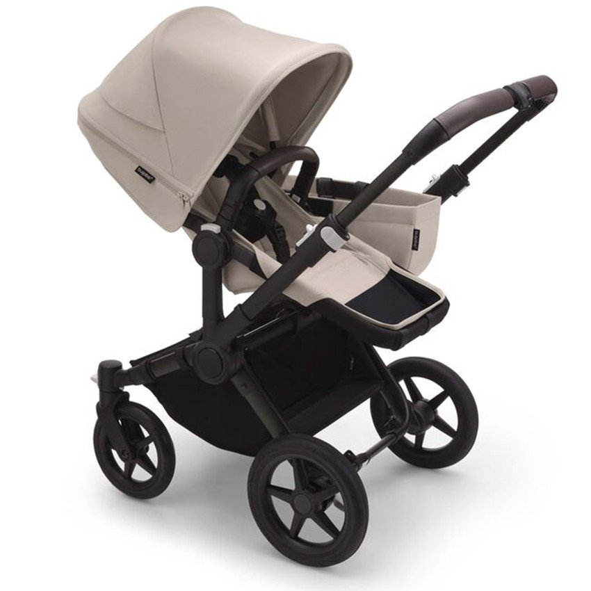 Poussette Donkey 5 Mono Duo assise + nacelle Noir chassis/Taupe Desert  