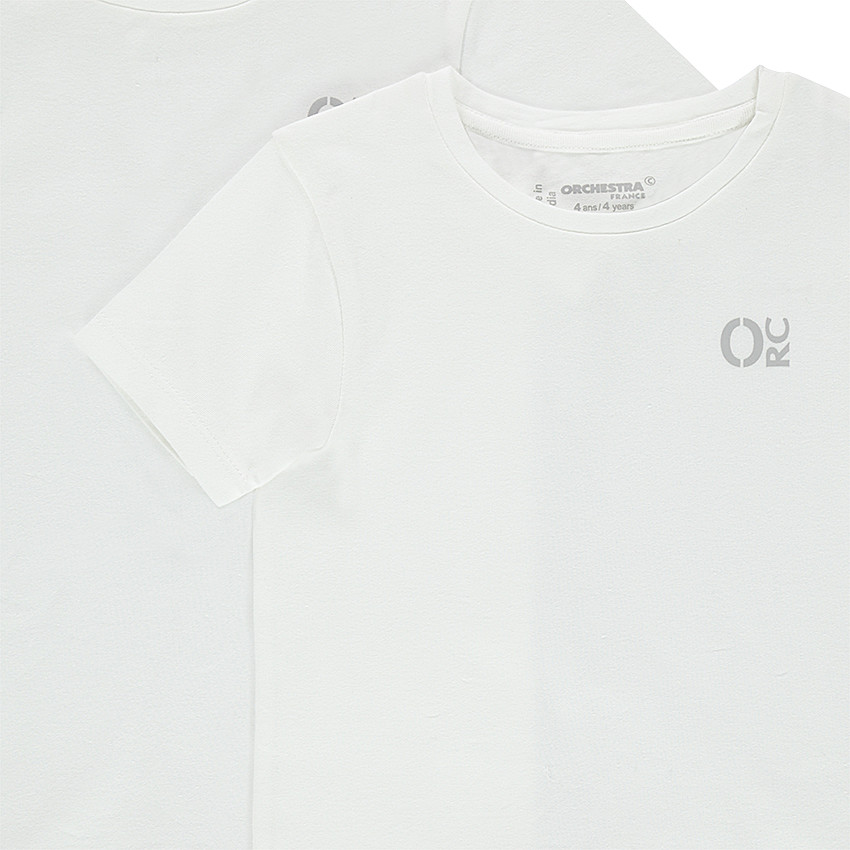 Set van 2 t-shirts in effen kato onderhemd 