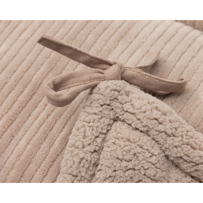 Park/bedomtrek - Milky Coffee - Cloudy Rib - 180x30 cm 