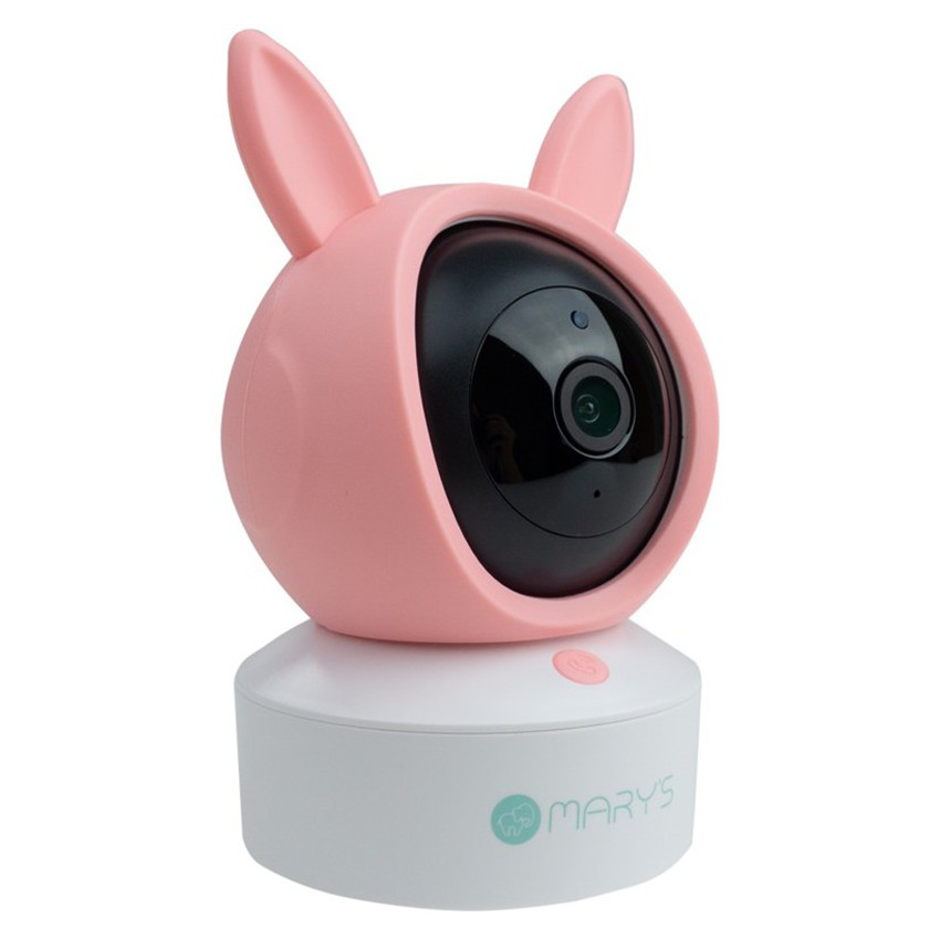 Babyphone vidéo 2-en-1 Lapin Rose 