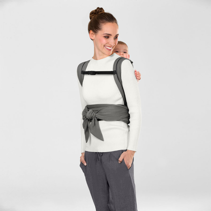 Porte-bébé écharpe Maira Tie - Lavastone Black 