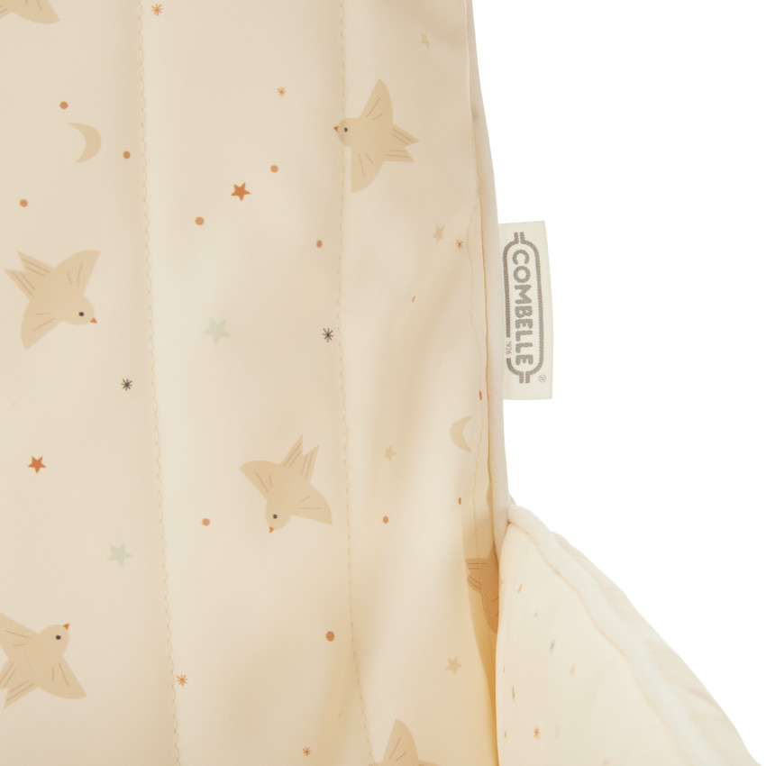 Coussin de chaise haute imperméable Douce Hirondelle écru 