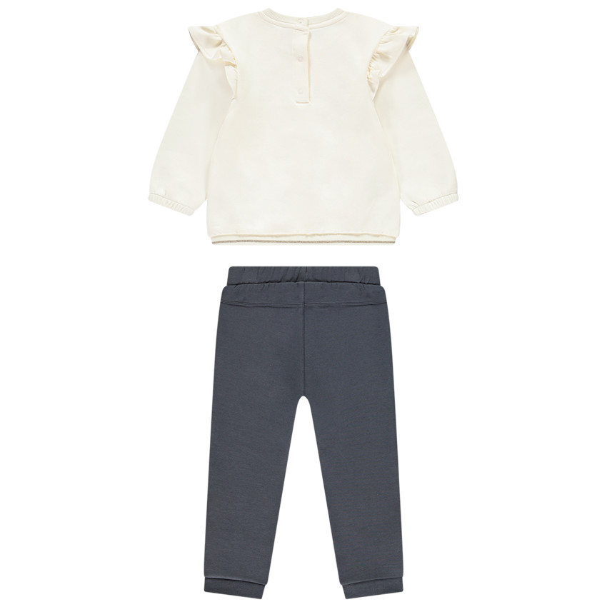 Joggingbroek met sweatshirt en volant voor meisjes 
