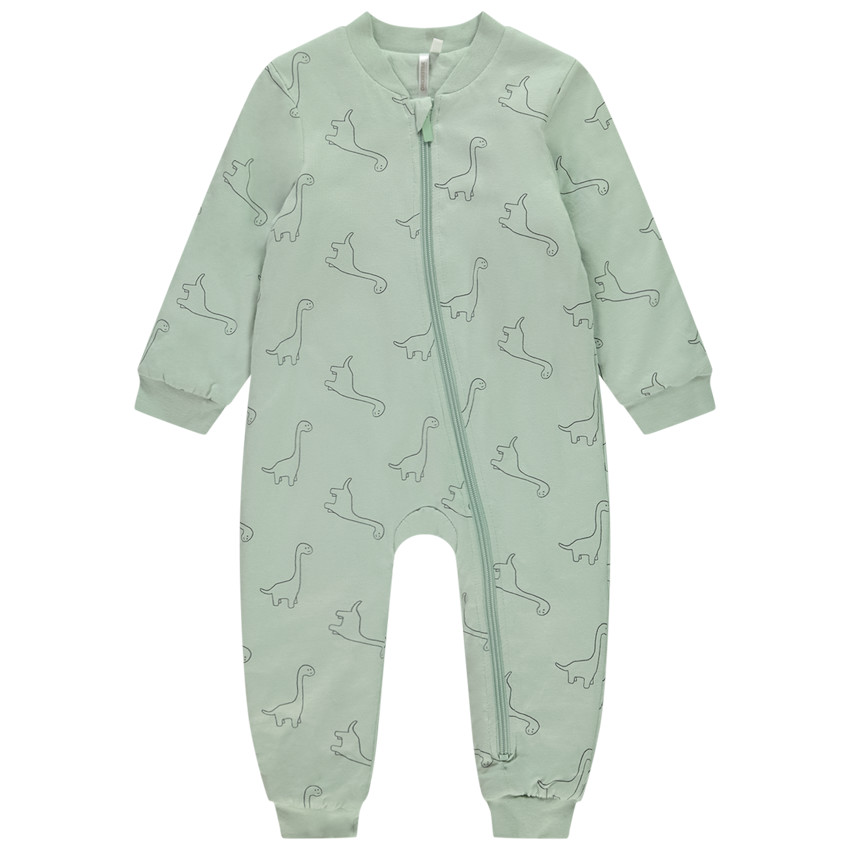 Surpyjama ouatiné et imprimé à zip pour bébé garçon 