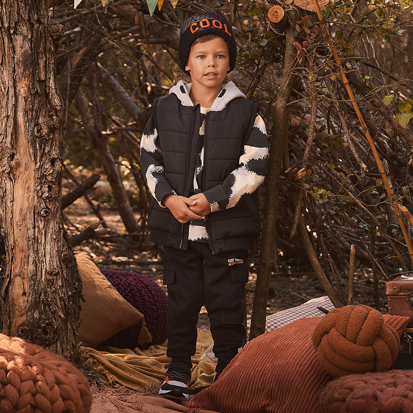 Fleece sweatshirt met fantasieprint voor jongens 