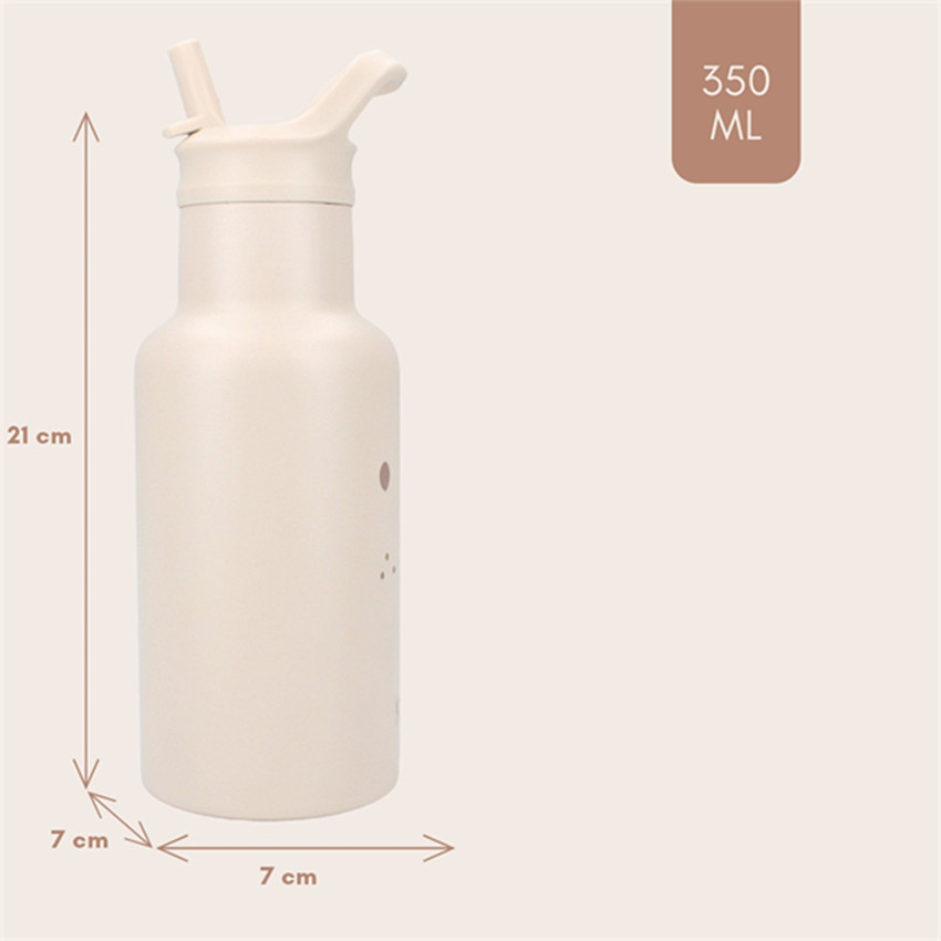 Gourde isotherme 350ml Ours Sable 
