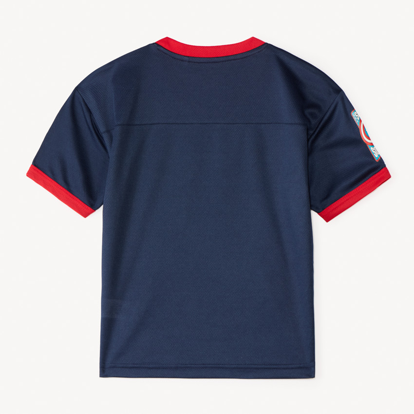 T-shirt met korte mouwen met Captain America Marvel-print voor jongens 