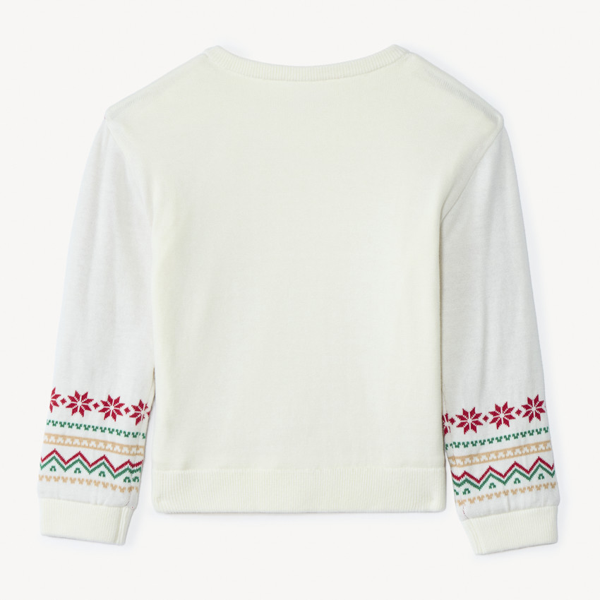 Pull manches longues doublé à motifs Noël Minnie Disney pour fille  