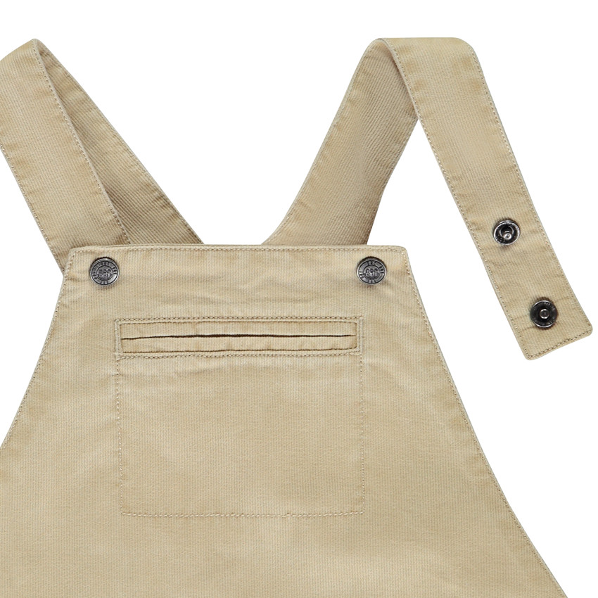 Korte effen jumpsuit voor baby jongen 