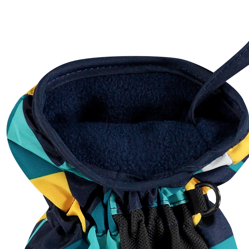 Waterdichte skiwanten met all-over print 