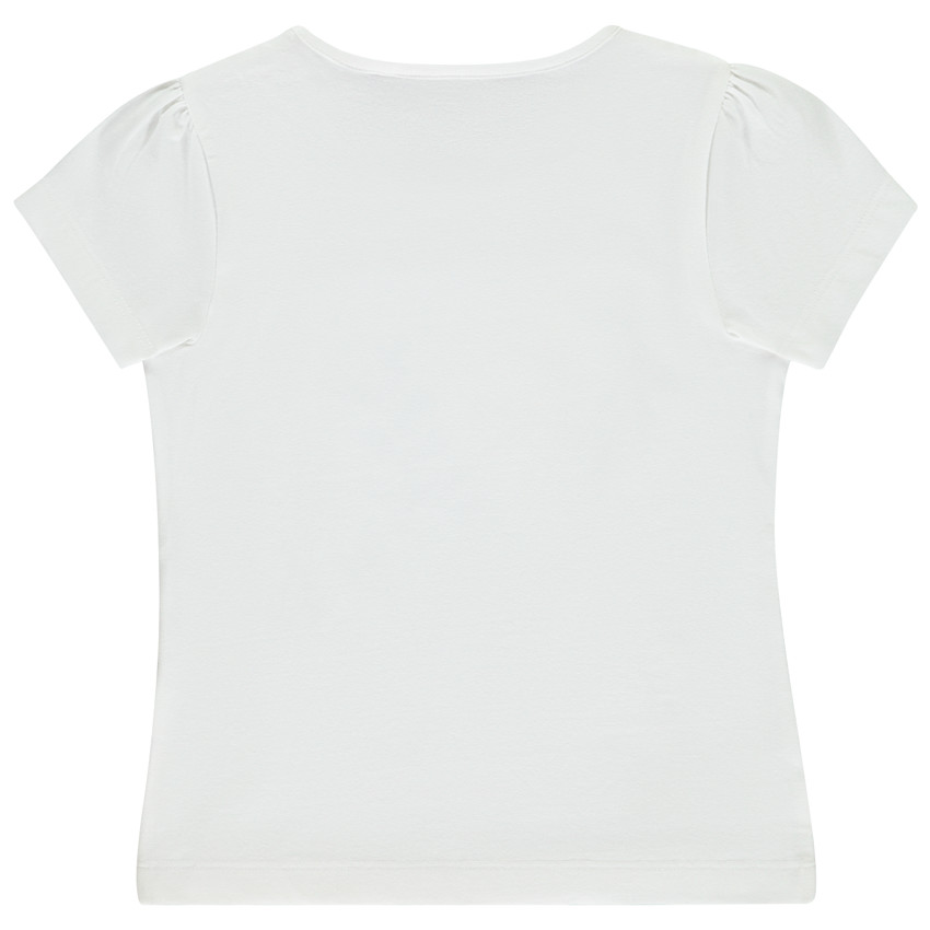 T-shirt manches courtes print fantaisie pour fille  