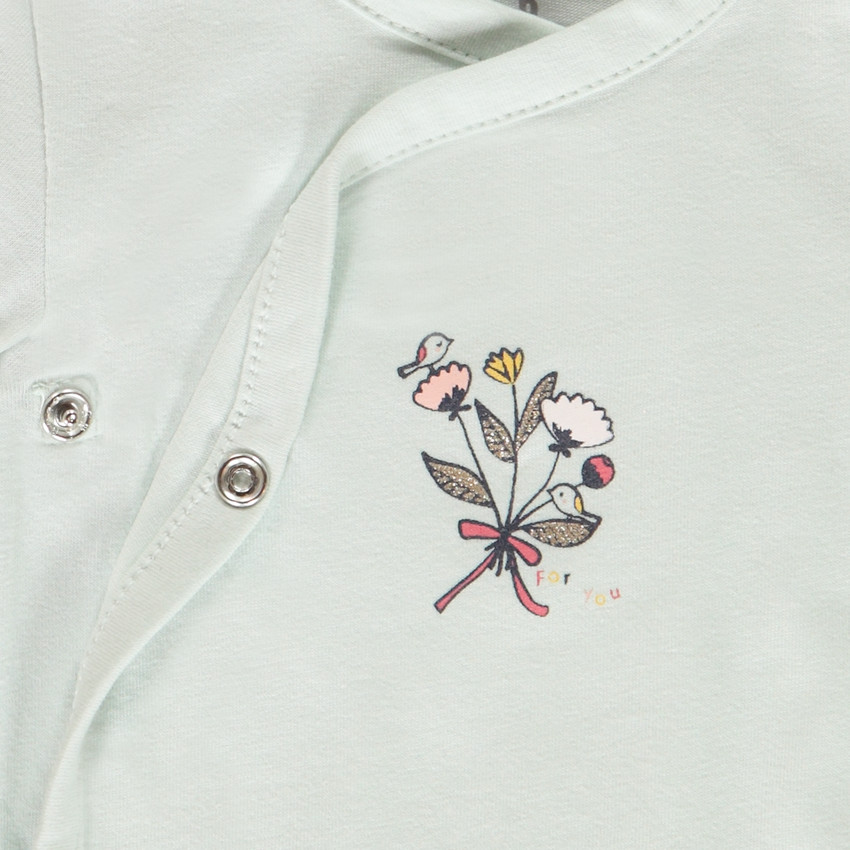 Set met 5 rompers van jersey met fantasieprint voor babymeisjes 