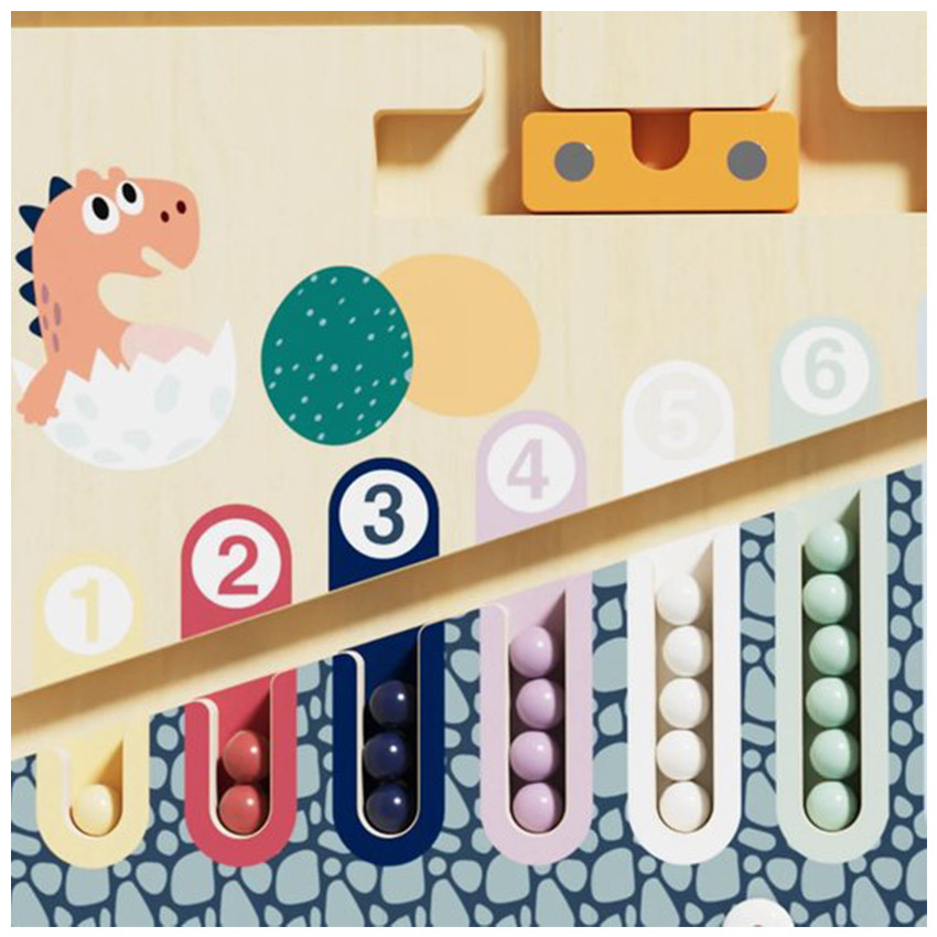 Labyrinthe d'œufs de dinosaures en bois 36m+ 