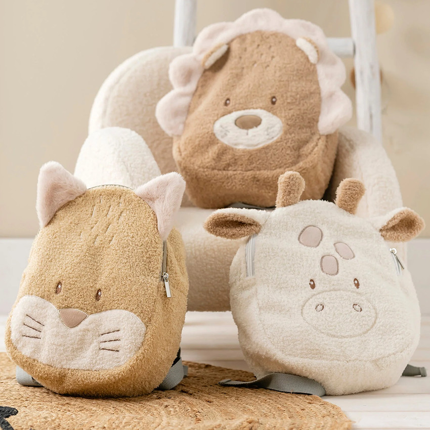 Rugzak - Vos Teddy peluche - honing  