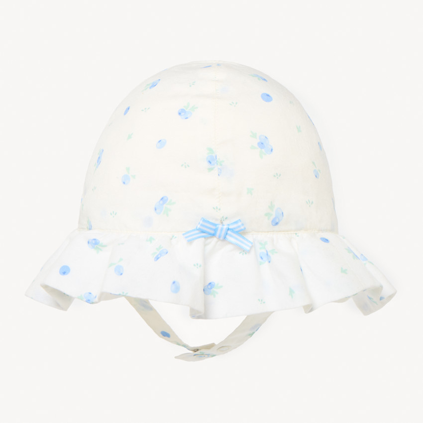 Charlotte met blauwe bessenprint voor meisje baby 