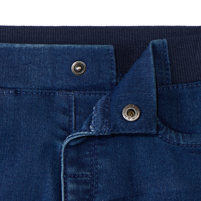 Jean droit à taille élastiquée pour bébé garçon 