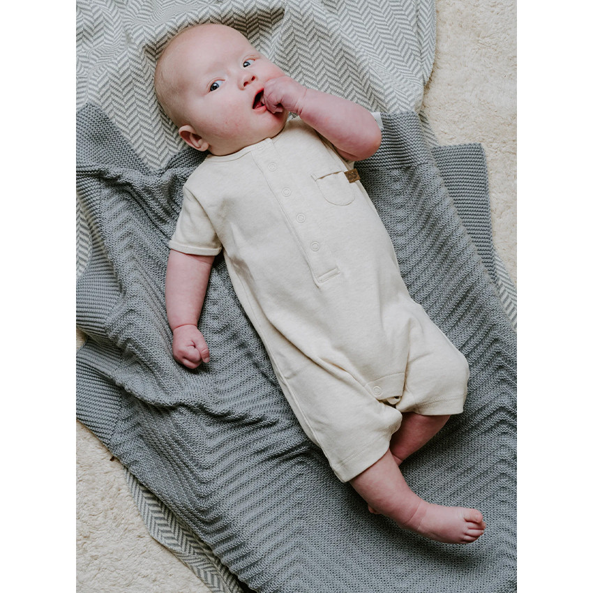 Deken babybed Grace Blush 