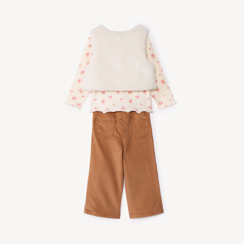 Ensemble long 3 pièces pour fille 