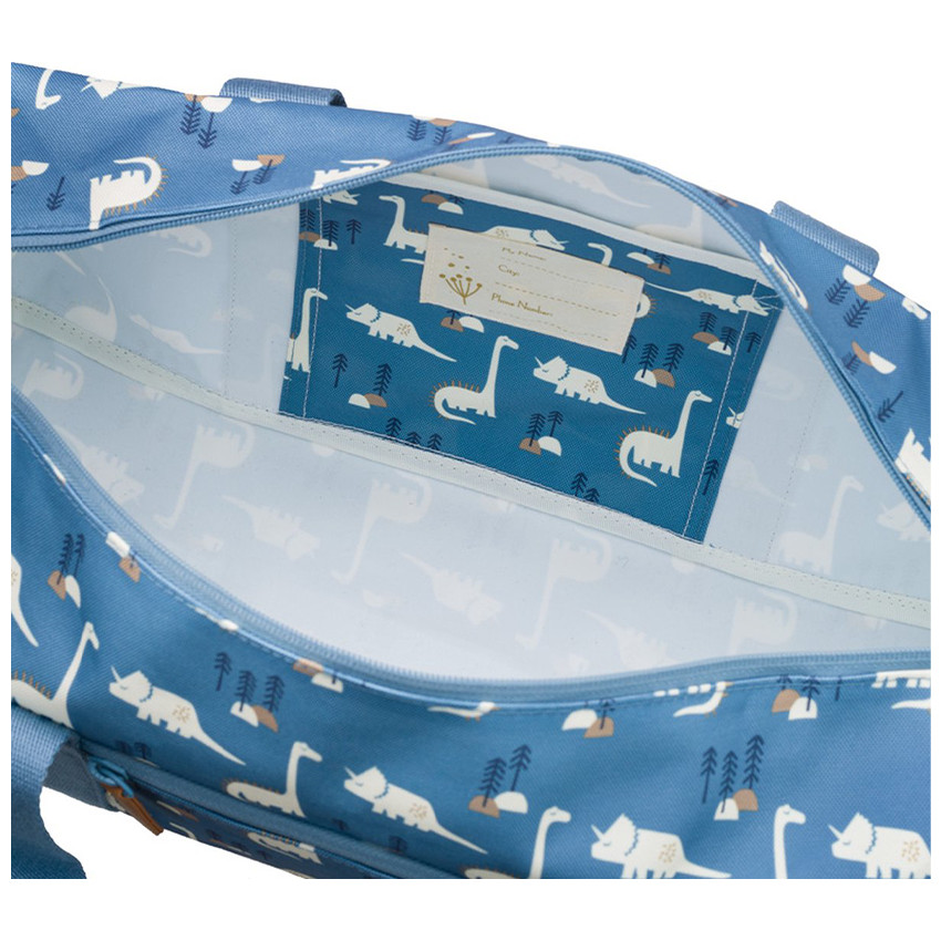 Sac week-end pour enfants Petit Dino Bleu 