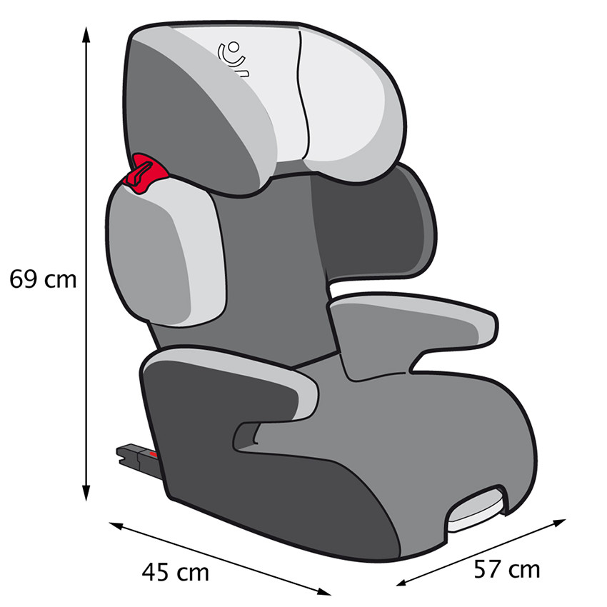 Siège-auto Isofix Renofix Groupe 2/3 Passion  