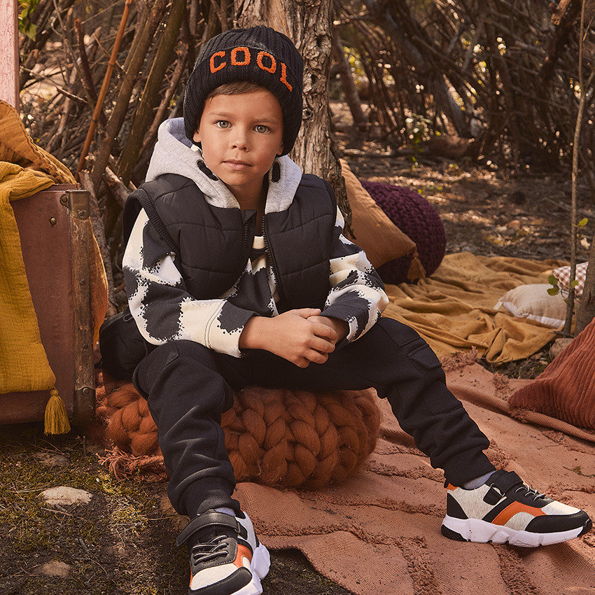 Fleece sweatshirt met fantasieprint voor jongens 