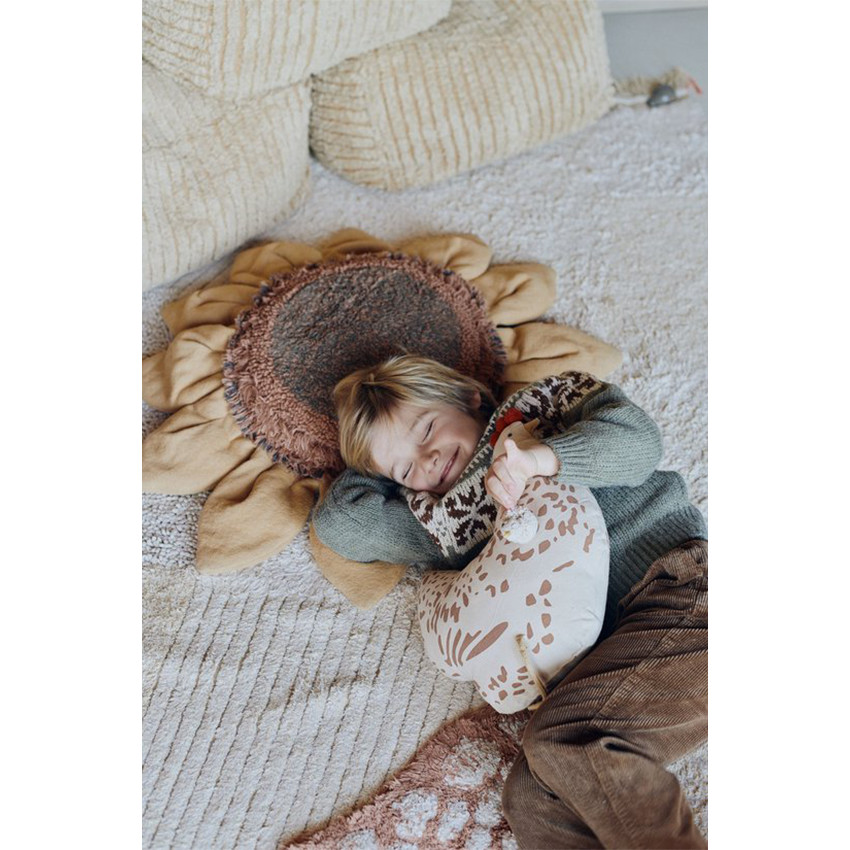 Kussen voor op de vloer 90cm Zonnebloem 