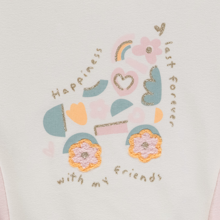 Joggingset Fleece Print Roller voor Baby Meisje 