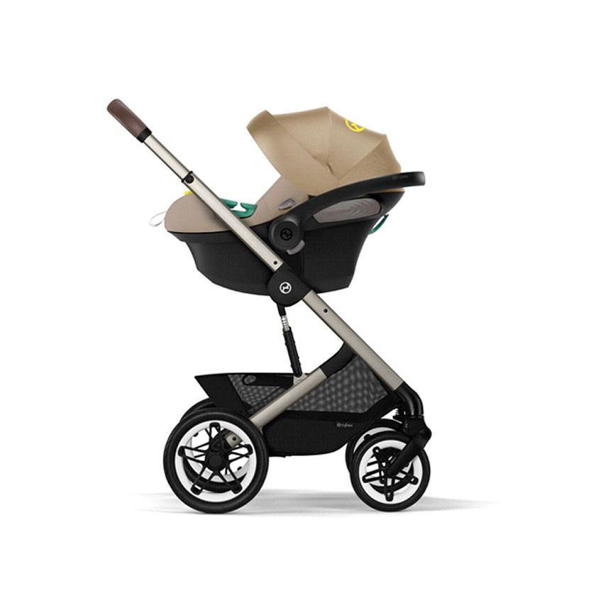 Poussette Talos S Lux Châssis Taupe - Seashell Beige 