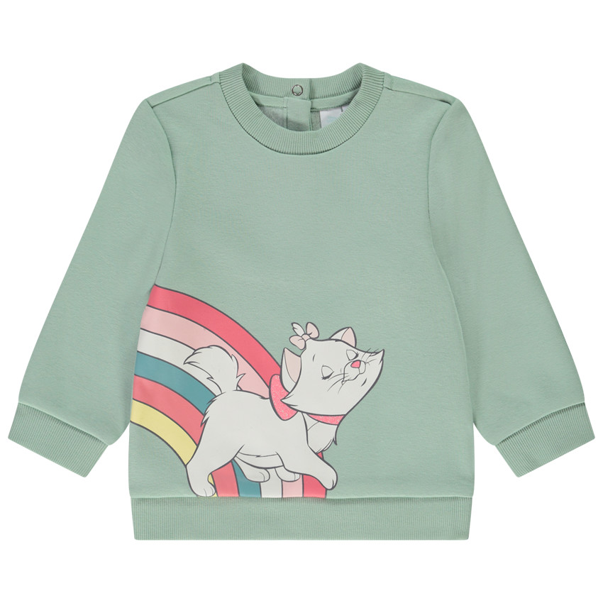 Sweat en jersey print Marie Disney pour bébé fille 