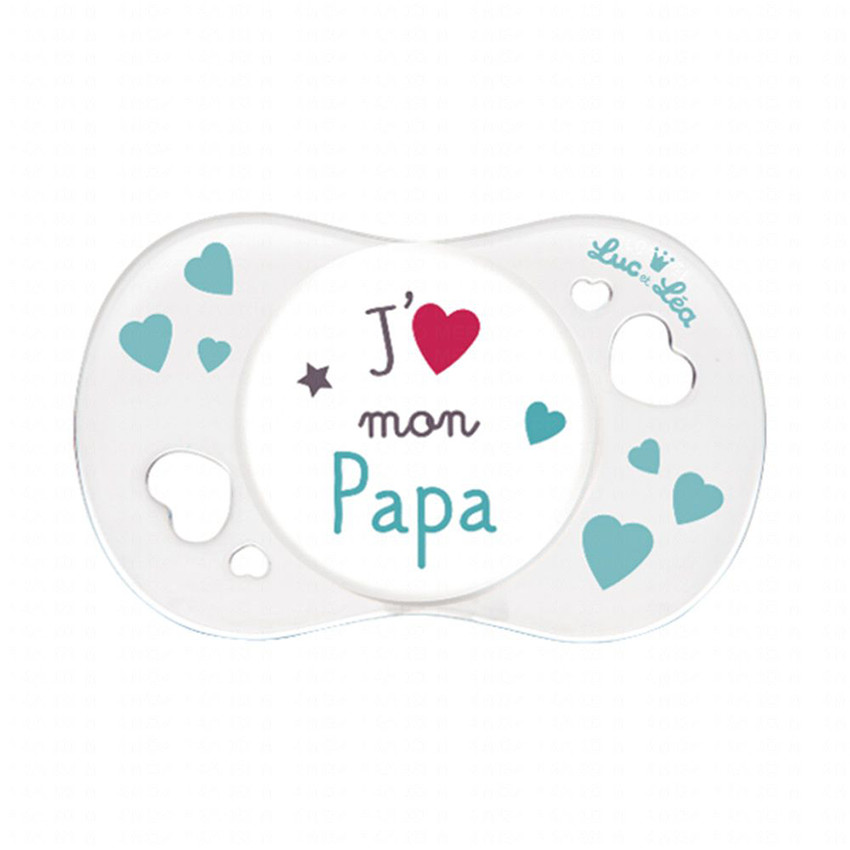 Sucette symétrique 0-6 mois - J’aime mon papa 