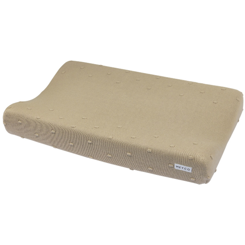 Housse matelas à langer Mini Knots - Sand - 50x70 cm 