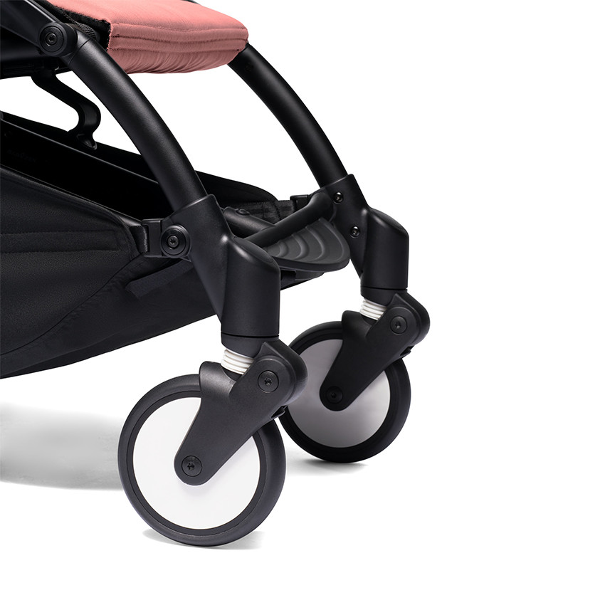 Volledige kinderwagen YOYO² nieuwe 0+ en 6+ pack wit onderstel - Ginger 