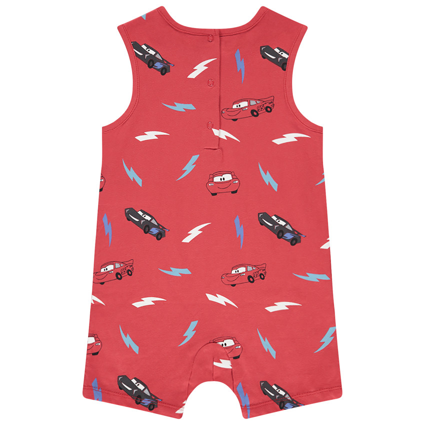 Combinaison courte imprimé Cars Disney pour bébé garçon  