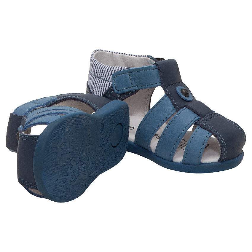 Lederen sandalen met verstelbare riem 