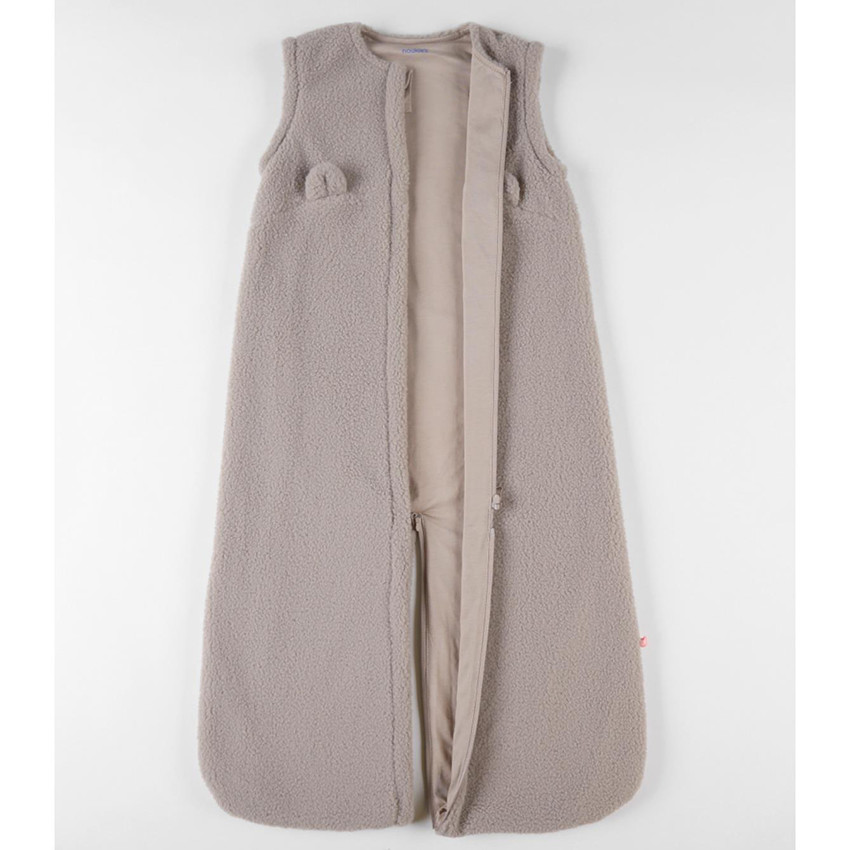 Slaapzak met afbeembare mouwen M&M 100cm Sherpa Beige  