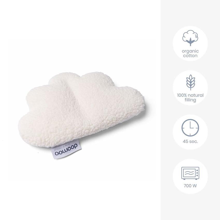 Doudou Bouillote Snoogy Cloudy White 