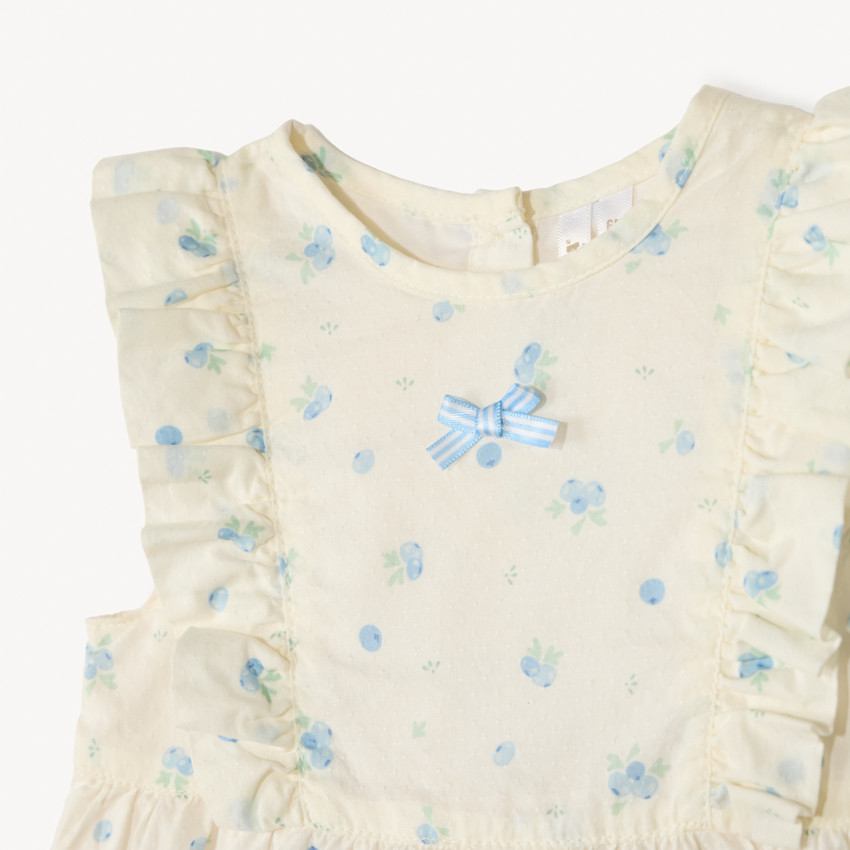 Rompertje met bessenprint voor babymeisjes 