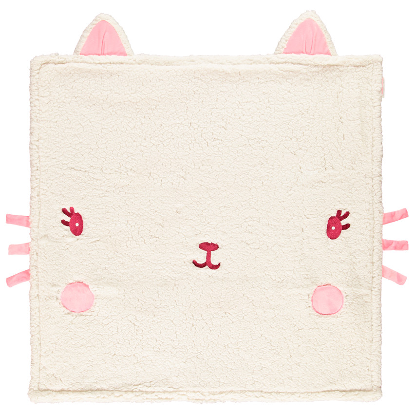 Couverture en sherpa Elena le chat 