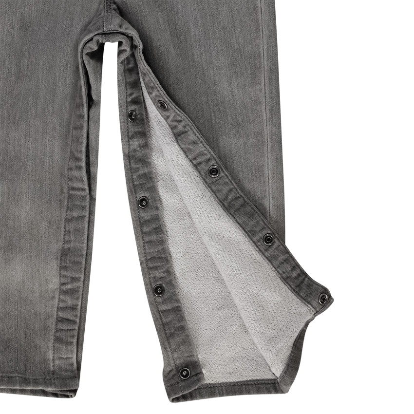Salopette longue effet denim pour bébé garçon 