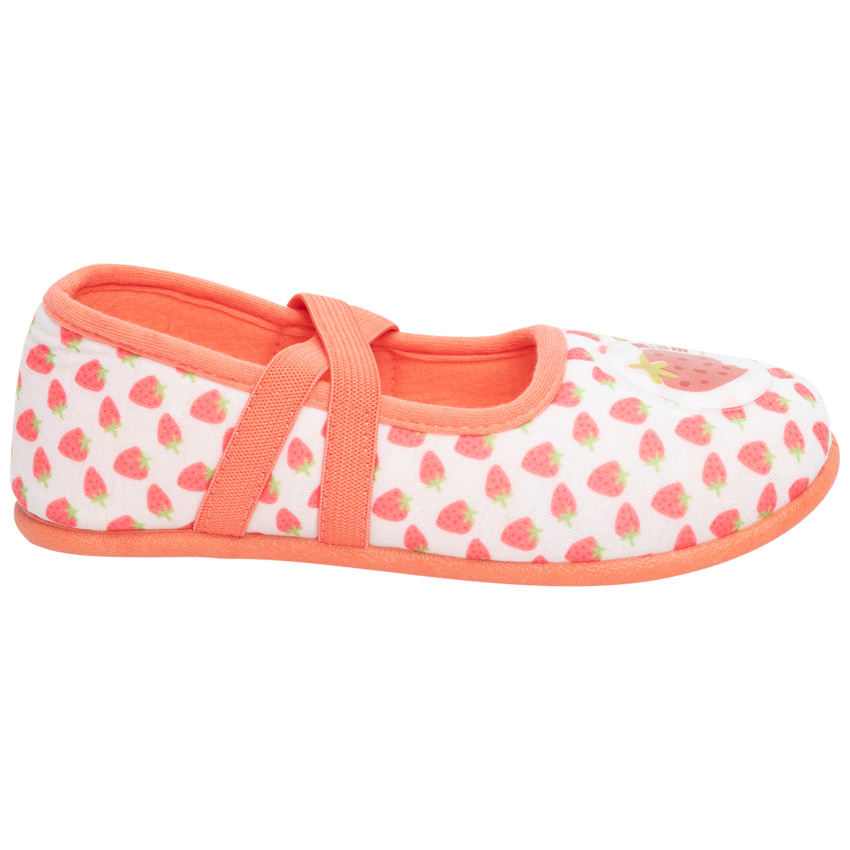 Pantoffels met aardbeienpatroon voor meisjes 