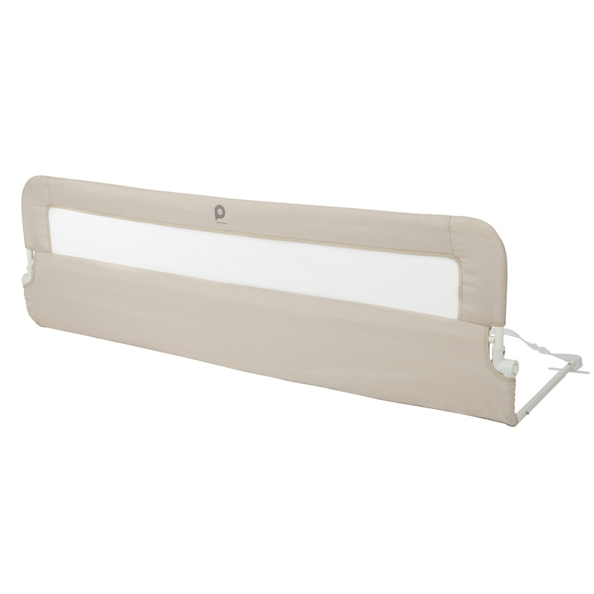 Barrière de lit filet avec poche 150 cm beige 