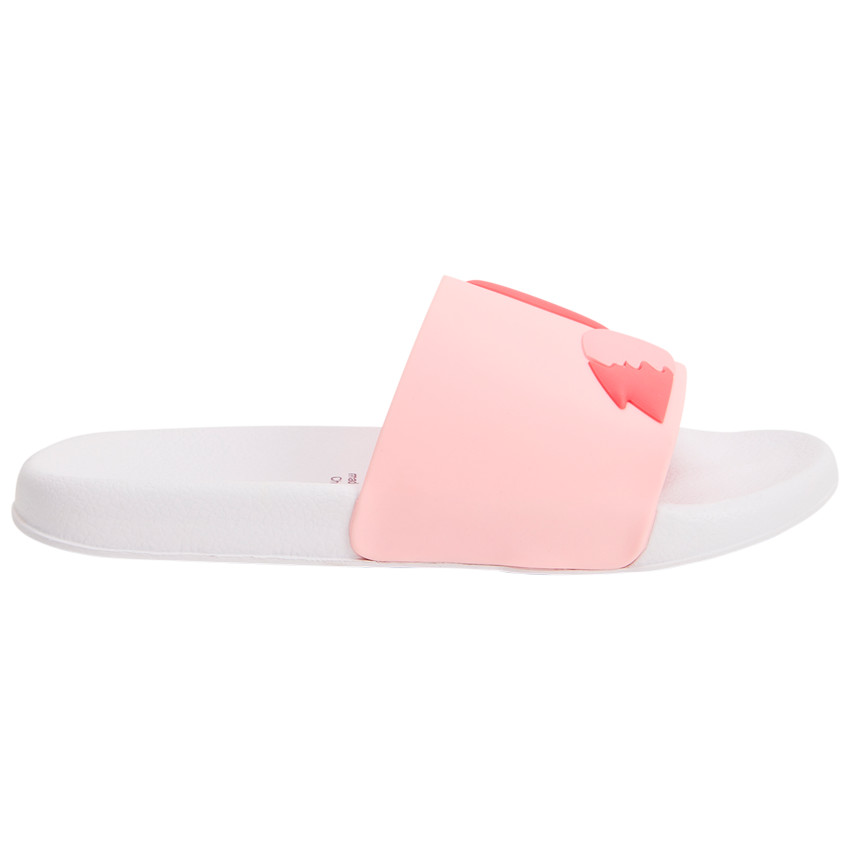 Roze flamingo slippers voor meisjes met bandje volgens maat 