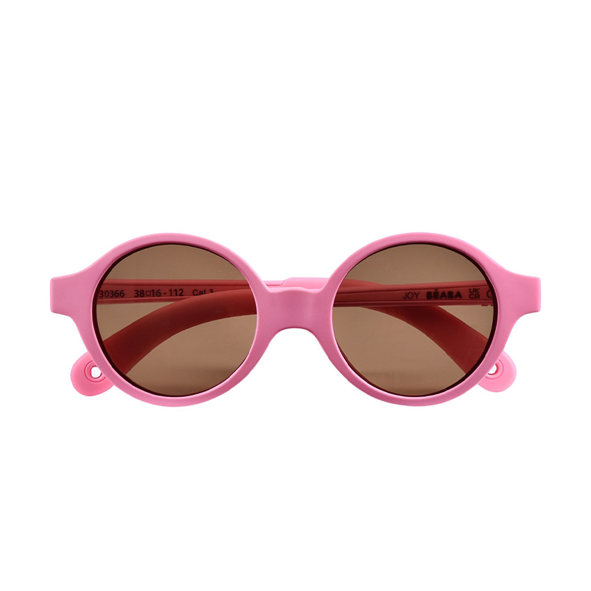 Lunettes de soleil avec cordon 9-24M Joy rose néon 