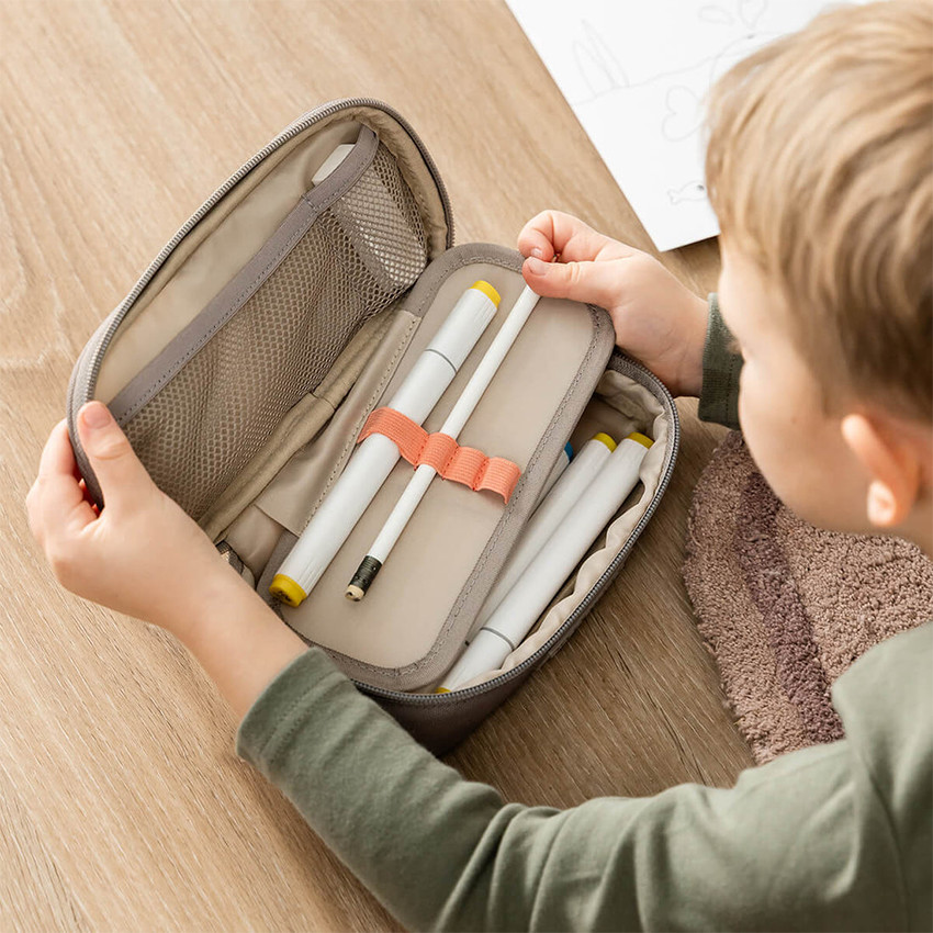 Trousse scolaire Tiny Trails Vert 